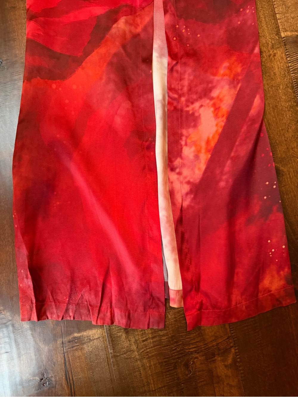 Kim Shui Red Rose Silk Tube Gown - Picture 9 of 10